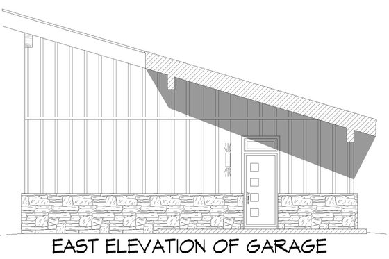 Exterior - Other Elevation 1 for Contemporary House Plan #932-920 - 4 bed, 2.5 bath