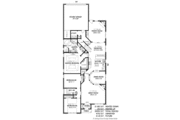 European Style House Plan - 3 Beds 2 Baths 2205 Sq/Ft Plan #424-139 