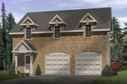 Colonial Style House Plan - 2 Beds 1 Baths 1240 Sq/Ft Plan #22-433 