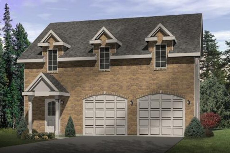 Home Plan - Colonial Exterior - Front Elevation Plan #22-433