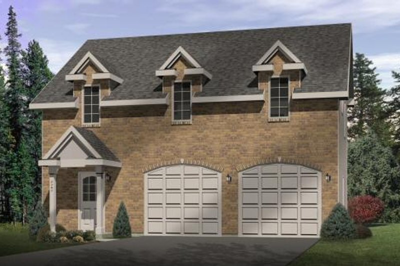 Architectural House Design - Colonial Exterior - Front Elevation Plan #22-433