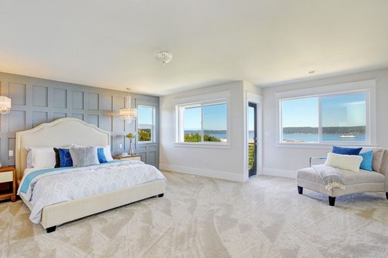 Interior - Master Bedroom for Contemporary House Plan #569-40 - 4 bed, 4 bath