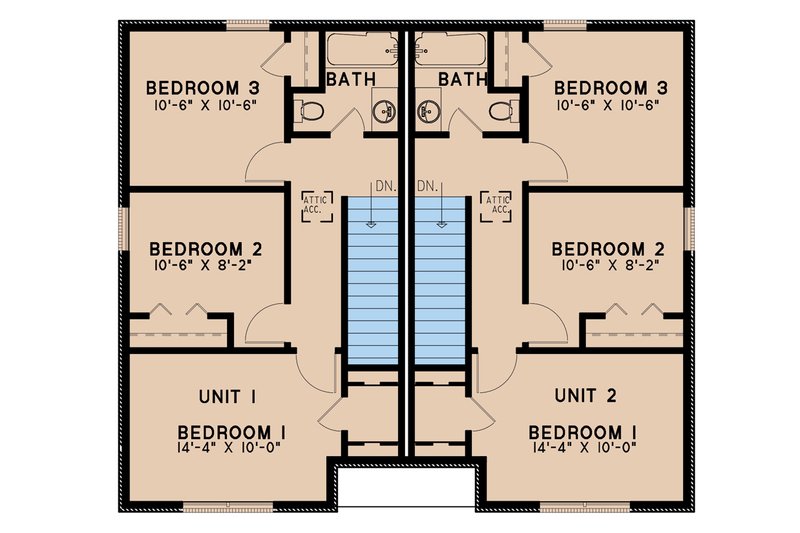 Traditional Style House Plan - 3 Beds 1.5 Baths 1148 Sq/Ft Plan #923 ...