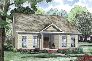 Traditional Exterior - Front Elevation Plan #17-2420