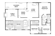 European Style House Plan - 3 Beds 2 Baths 1931 Sq/Ft Plan #18-9034 