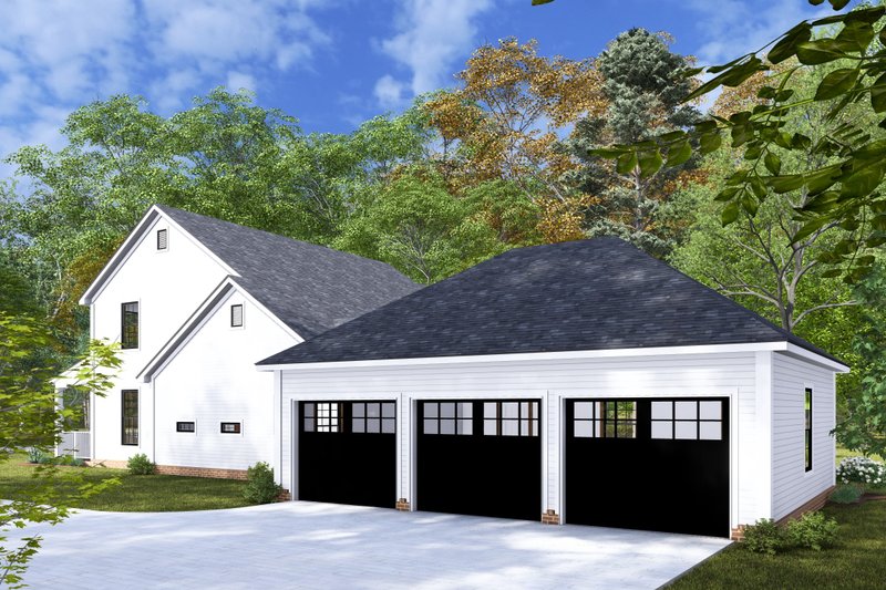 House Blueprint - Exterior - Other Elevation 1 for Farmhouse House Plan #513-2270 - 4 bed, 3.5 bath