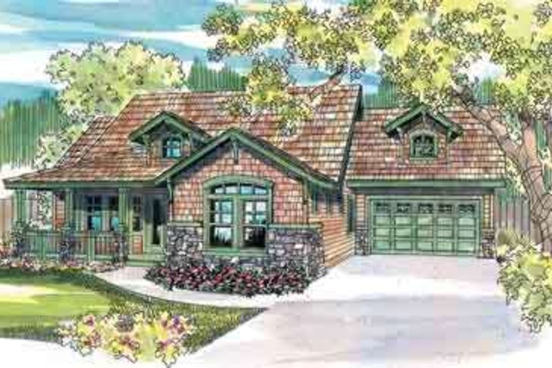 House Plan Design - Craftsman Exterior - Front Elevation Plan #124-453