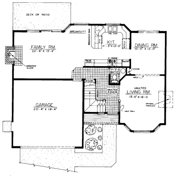 Floor Plan - Main Floor Plan #303-111