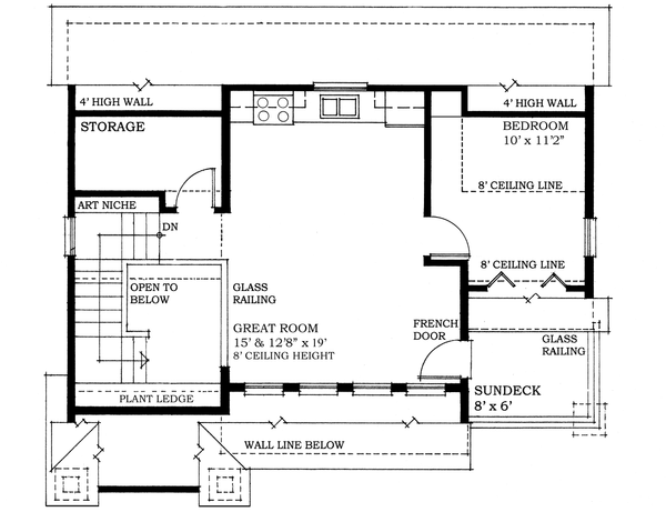 Architectural House Design - Craftsman Floor Plan - Other Floor Plan #118-161