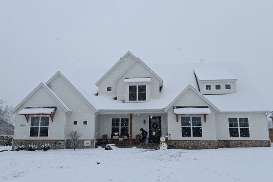 Exterior - Front Elevation 4 for Country House Plan #932-66 - 6 bed, 4.5 bath