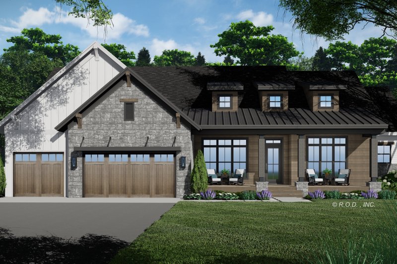 Dream House Plan - Exterior - Front Elevation 5 for Traditional House Plan #51-1224 - 2 bed, 2 bath