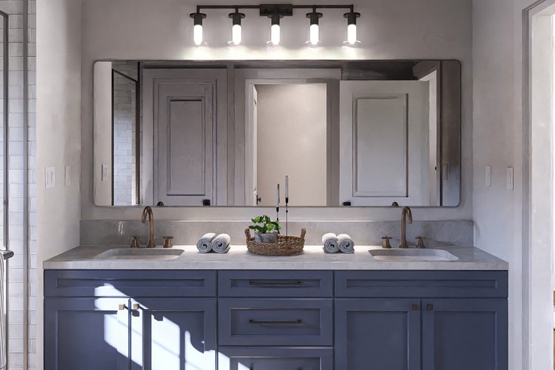 Home Plan - Interior - Master Bathroom for Farmhouse House Plan #455-812 - 3 bed, 3 bath