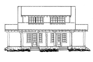 Exterior - Other Elevation for Log House Plan #942-51 - 4 bed, 2 bath