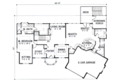 Traditional Style House Plan - 3 Beds 3.5 Baths 3495 Sq/Ft Plan #67-372 
