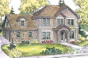 Traditional Exterior - Front Elevation Plan #124-598
