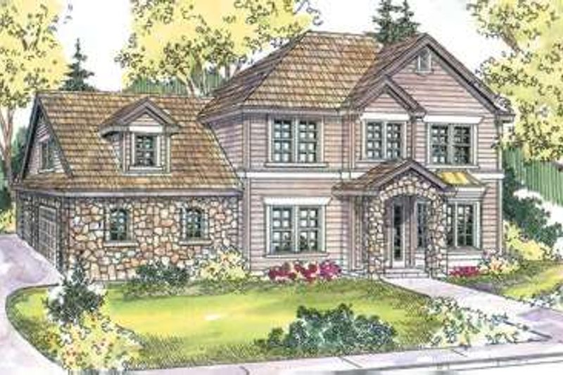Dream House Plan - Traditional Exterior - Front Elevation Plan #124-598
