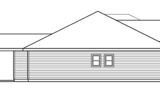 Exterior - Other Elevation for Traditional House Plan #124-597 - 3 bed, 2.5 bath