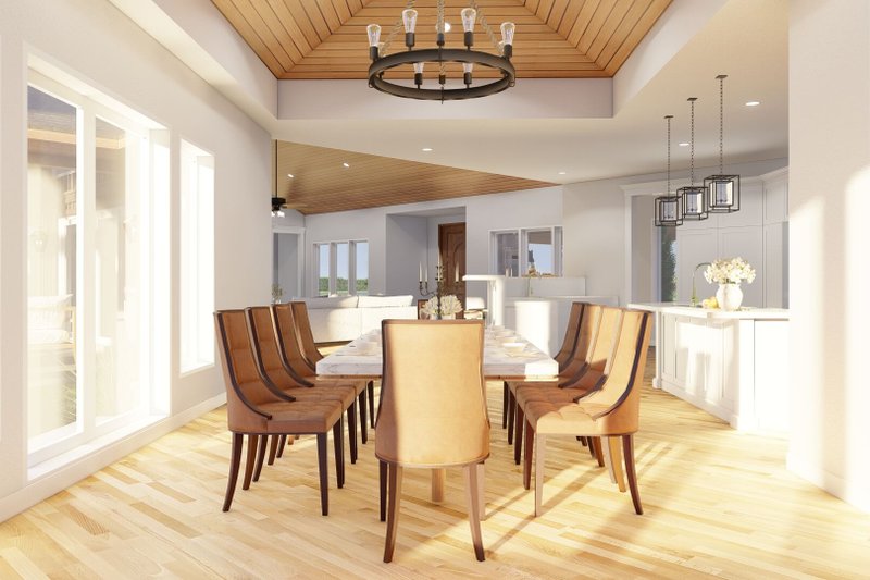Dream House Plan - Interior - Dining Room 2 for Contemporary House Plan #17-3390 - 4 bed, 3.5 bath