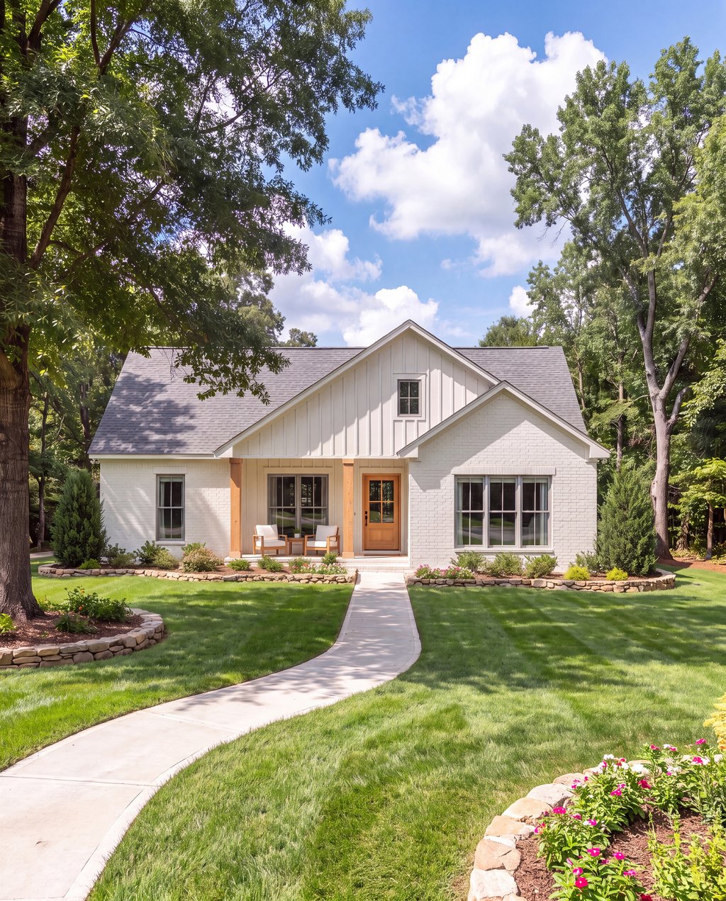 Exterior - Front Elevation 2 for Farmhouse House Plan #430-445 - 3 bed, 2 bath