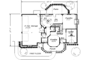 Southern Style House Plan - 3 Beds 2.5 Baths 2455 Sq/Ft Plan #310-208 