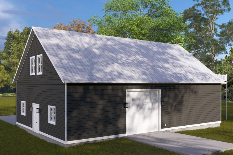Dream House Plan - Exterior - Rear Elevation for Farmhouse House Plan #1060-340, 1 bath