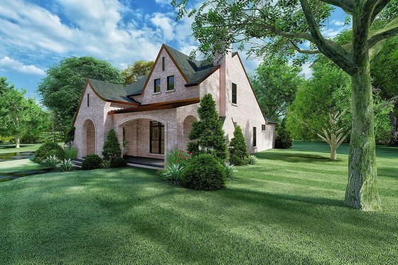 Exterior - Other Elevation for European House Plan #923-167 - 4 bed, 3 bath