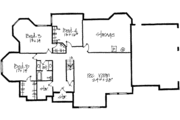 European Style House Plan - 6 Beds 3.5 Baths 5316 Sq/Ft Plan #308-177 