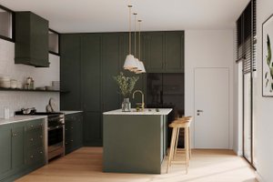 Interior - Kitchen for Modern House Plan #924-26 - 3 bed, 2.5 bath