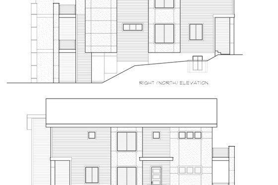 Exterior - Other Elevation 3 for Contemporary House Plan #1066-71 - 6 bed, 6 bath