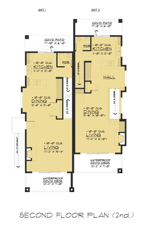 Dream House Plan - Contemporary Floor Plan - Main Floor Plan #1066-71