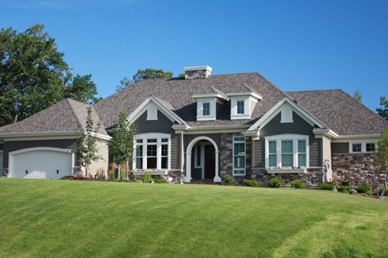Exterior - Front Elevation for Traditional House Plan #51-546 - 4 bed, 4.5 bath