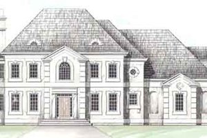 Colonial Exterior - Front Elevation Plan #119-112