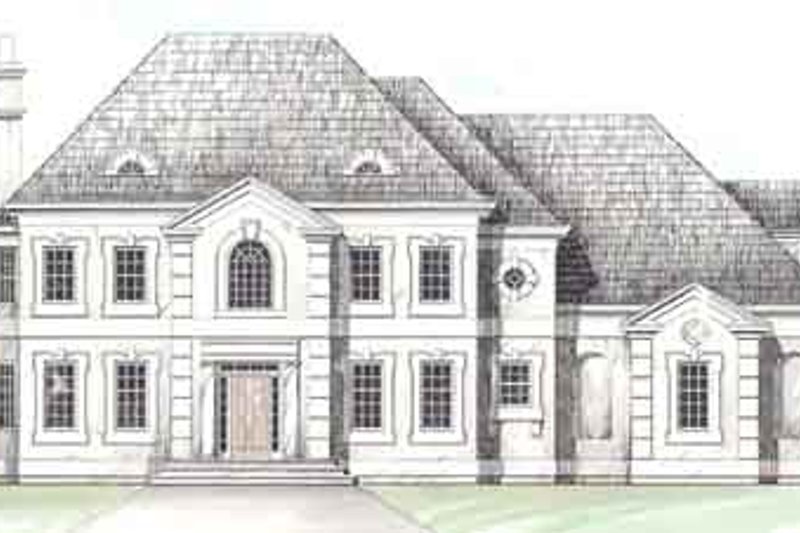Home Plan - Colonial Exterior - Front Elevation Plan #119-112