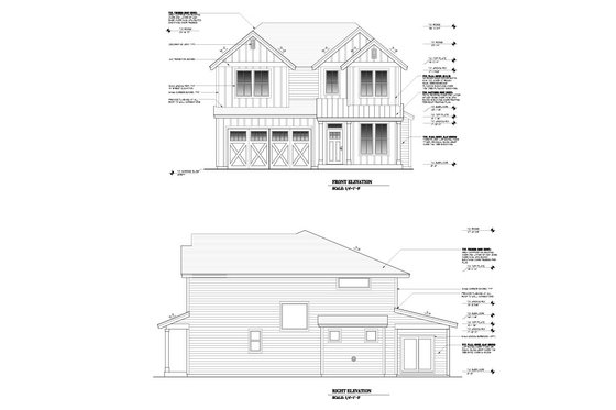 Exterior - Other Elevation for Prairie House Plan #53-754 - 4 bed, 2.5 bath