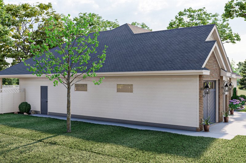 Architectural House Design - Exterior - Other Elevation 1 for Traditional House Plan #455-121 - 3 bed, 2 bath