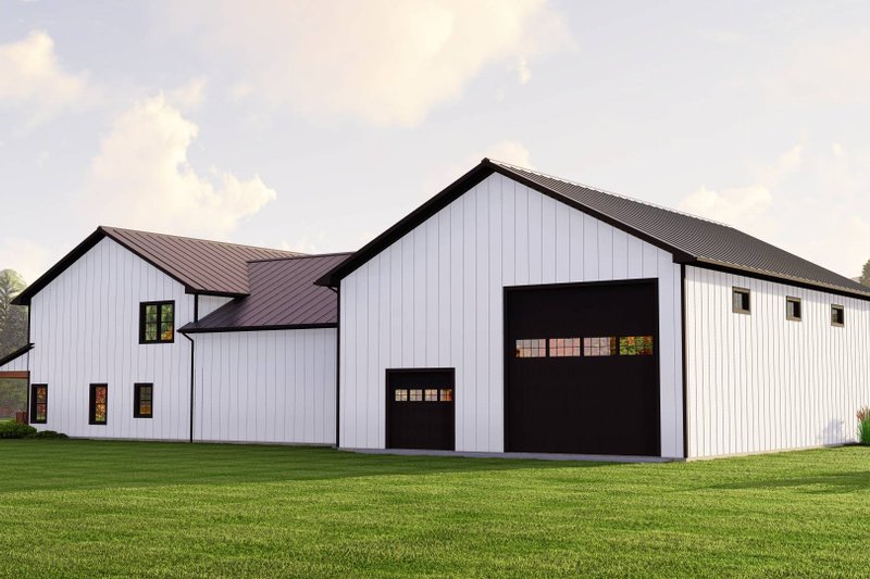 Home Plan - Exterior - Rear Elevation for Barndominium House Plan #1064-226 - 3 bed, 2.5 bath
