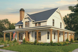 Exterior - Other Elevation for Farmhouse House Plan #1074-128 - 4 bed, 3.5 bath