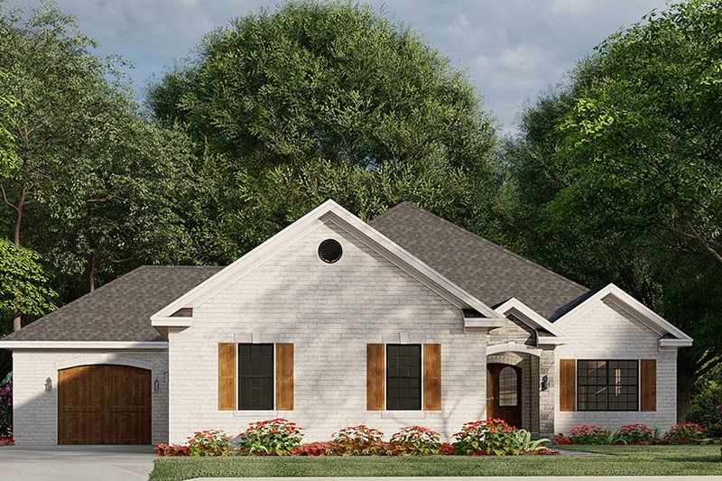 Dream House Plan - Traditional Exterior - Front Elevation Plan #923-182