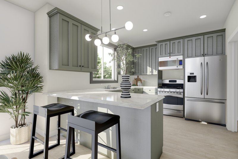 House Plan Design - Interior - Kitchen for Ranch House Plan #1060-234 - 3 bed, 2 bath