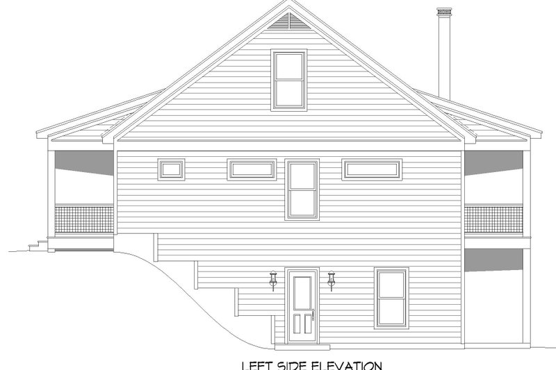 Architectural House Design - Exterior - Other Elevation for Contemporary House Plan #932-941 - 2 bed, 2 bath