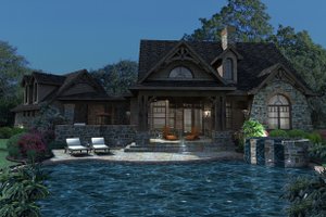 Exterior - Outdoor Living for Craftsman House Plan #120-168 - 3 bed, 2.5 bath