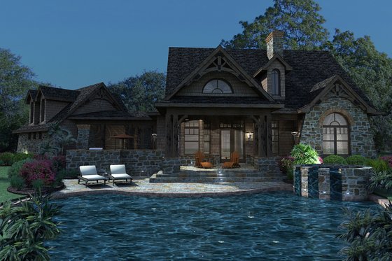 Exterior - Outdoor Living for Craftsman House Plan #120-168 - 3 bed, 2.5 bath