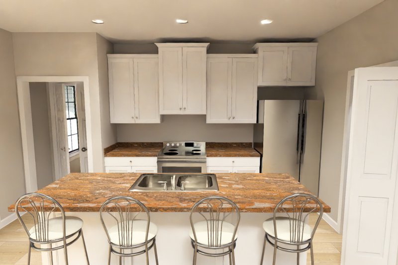 Dream House Plan - Interior - Kitchen for Cottage House Plan #513-2437 - 3 bed, 2 bath