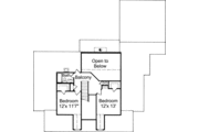 Southern Style House Plan - 4 Beds 4 Baths 2406 Sq/Ft Plan #37-110 