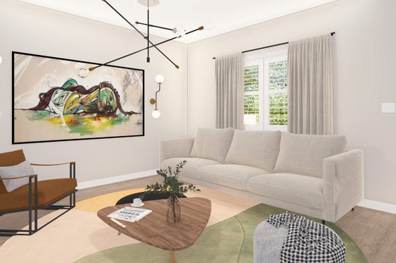 Interior - Family Room for Ranch House Plan #1060-423 - 2 bed, 2 bath