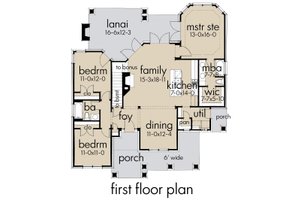 Storybook craftsman cottage plan - 1400sft