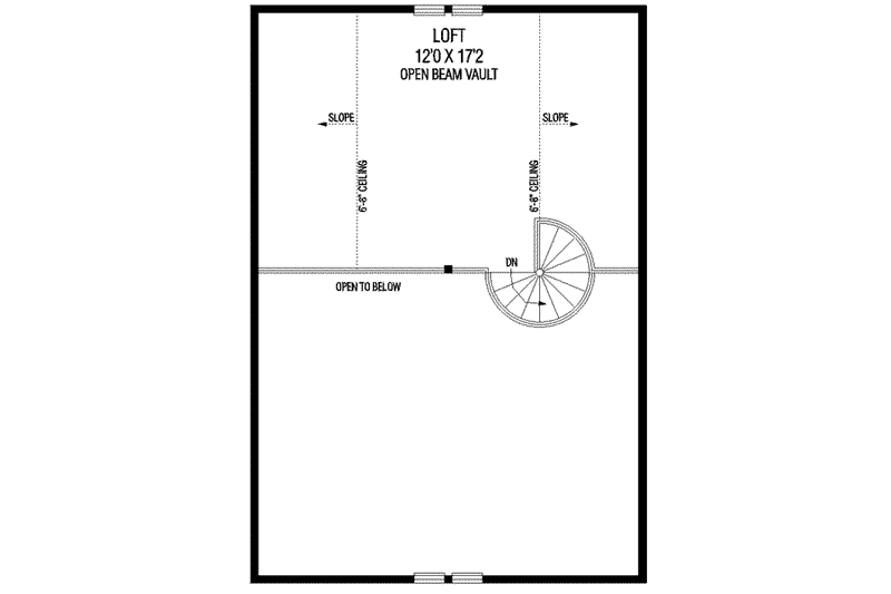 Home Plan - Floor Plan - Other Floor for Traditional House Plan #60-633 - 2 bed, 1 bath