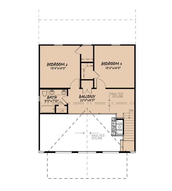 Dream House Plan - Farmhouse Floor Plan - Upper Floor Plan #923-91