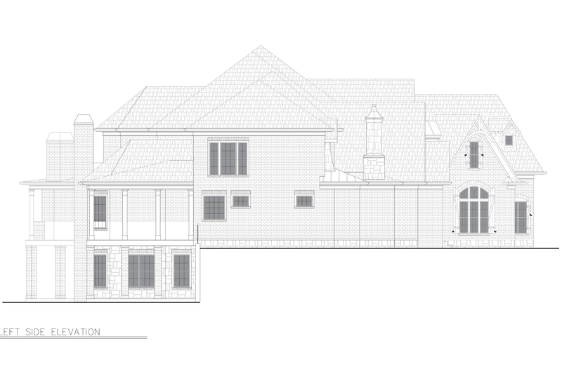 Architectural House Design - Exterior - Other Elevation for Traditional House Plan #54-703 - 3 bed, 2 bath