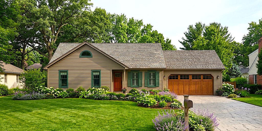 Exterior - Front Elevation 2 for Ranch House Plan #30-128 - 3 bed, 2 bath